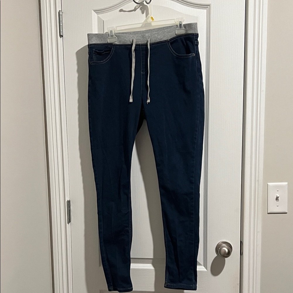 Justice Blue and Gray Jeans